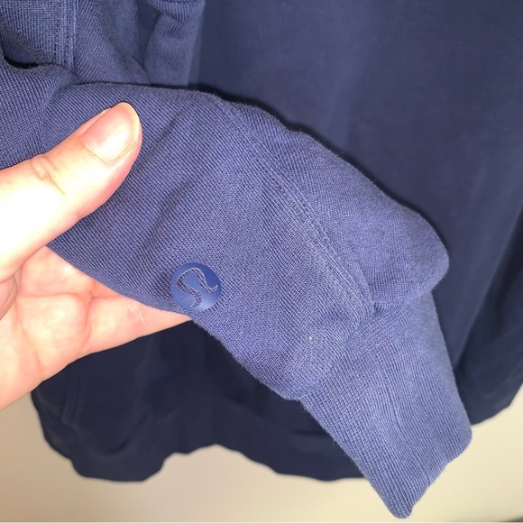 Lululemon French Terry Oversized Pullover Hoodie in Night Sea XL - Picture 8 of 15